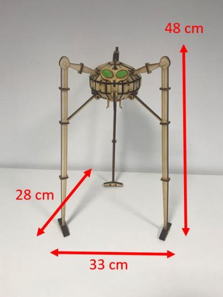 Krieg der Welten Tripod Abmessungen